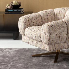 Kare Design Janno Lage Design Fauteuil Draaibaar Beige