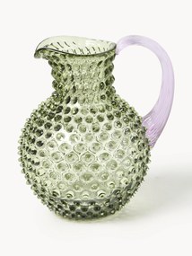 Mondgeblazen karaf Hobnail, 2 L