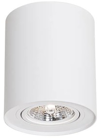 Moderne plafondspot wit draai- en kantelbaar AR70 - Rondoo Up