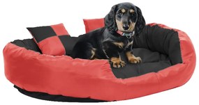 vidaXL Hondenkussen omkeerbaar en wasbaar 110x80x23 cm rood en zwart