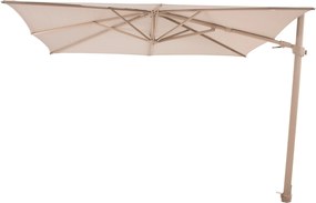 4-Seasons zweefparasol Siesta Premium 300 x 300 cm - Latte/Zand