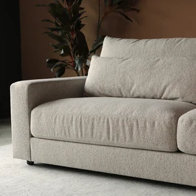Hoekbank Met Chaiselounge Beige Rechts