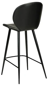 Dan-Form Cloud Lage Design Barkruk Zwart Kunstleer