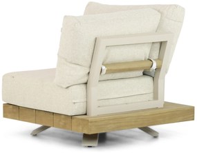 Hoek loungeset 6 personen Teak Taupe  Santika Furniture Santika