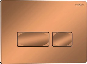 Mexen Tex 04 spoelknop, glanzend roze goud - 6104-09