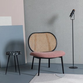 Zuiver Spike Webbing Roze Fauteuil Rotan Webbing