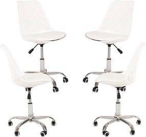 Pak 4 Mima-bureaustoelen in