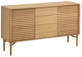 Kave Home Lenon Eiken Retro Dressoir - 155x45x86cm.