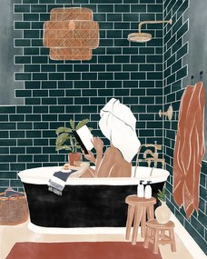 Ilustratie Bathroom Baby, Ivy Green Illustrations
