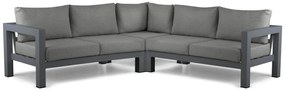 Hoek loungeset 5 personen Aluminium Grijs Lifestyle Garden Furniture Luca