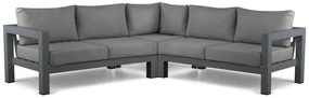 Hoek loungeset 5 personen Aluminium Grijs  Lifestyle Garden Furniture Luca