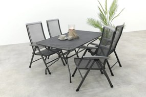 Royal Garden Balero verstelbare tuinset strekmetaal 160x90 cm.
