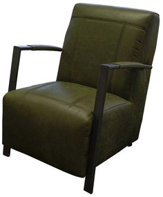 Fauteuil - Rosetta - leer Colorado groen 08