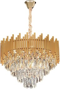 Hanglamp met kristallen G062-CP 50CM GOLD