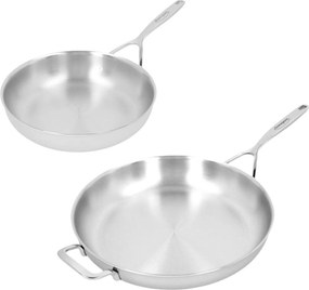 Demeyere 5-Plus Koekenpannenset RVS, 24 en 32 cm - 5-Plus - Demeyere