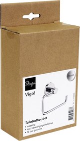 Plieger Vigo toiletrolhouder zonder klep chroom