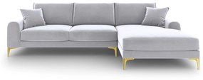 4.5-zitshoekbank Madara rechts velvet | Mazzini Sofas