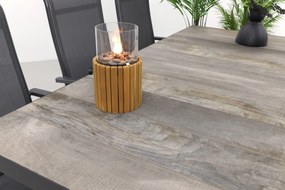 Hartman Milaan/Ottowa 205-265x100 cm. - 7-delige verstelbare tuinset