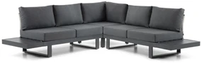 Hoek loungeset 5 personen Aluminium Grijs Lifestyle Garden Furniture Lorenzo