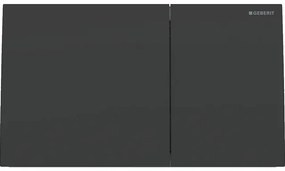 Geberit Sigma70 bedieningsplaat - 2 toets - zwart mat 115.622.14.1