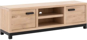 Goossens Tv Meubel Sans, 2 deuren 1 open vak 160 cm breed