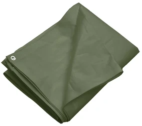 vidaXL Dekzeil 260 g/m² 4x4 m HDPE groen
