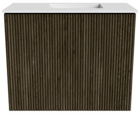 Mondiaz Joya 50cm toiletmeubel shadow met wastafel faye rechts 1 kraangat talc