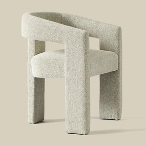 Wabi Sabi Eetkamerstoel Beige Volledig Stof