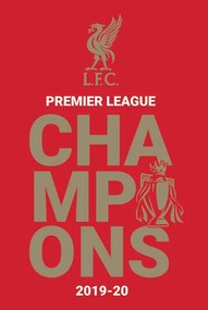 Poster Liverpool FC - Champions 2019/20 Logo, (61 x 91.5 cm)