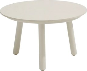 Taste by 4 Seasons Salute salontafel Linnen met rond keramisch tafelblad Ø 60 cm (H 35 cm) Loungetafel   beige weerbestendig