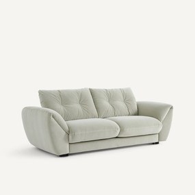 3-zits slaapbank van stonewashed fluweel, EDGAR