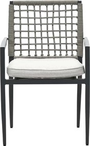 Garden Impressions Burela tuinstoel taupe - 2 stuks