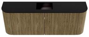 Mondiaz Joya 115cm toiletmeubel ronding links/rechts dusk met wastafel faye midden 1 kraangat urban