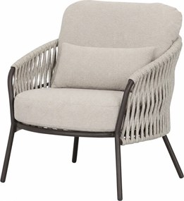 Sarenza lounge tuinstoel zand rope terre frame