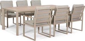 Tuinset 6 personen  Aluminium Zand/Beige Lifestyle Garden Furniture Alessio/Allungo