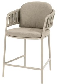 Taste by 4 Seasons Calma barstoel latte Tuinstoel   taupe weerbestendig