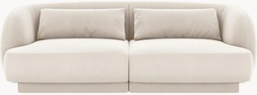 Bank Tulum (2-zits) in fluwelen look, B 180 cm