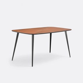 Vintage eettafel, inleghout, 6 personen, WATFORD