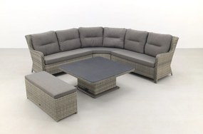 Sandigo lounge dining set met bijzetbank