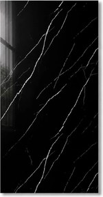 PVC Marmer Paneel Black White Glans 260x122x0,3cm