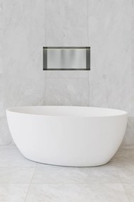 Hotbath &More frameless inbouwnis met verlichting 30x60x10cm RVS