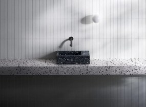 Clou Flush 3 fontein gerecycled polyethyleen 36cm zonder kraangat rechts heelal