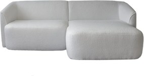 Hoekbank - Evora - rechts - stof now or never off-white 01