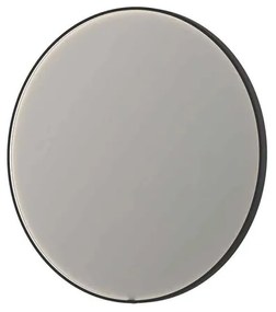 INK SP24 Spiegel - 120x4x120cm - LED onder en boven colour changing - dimbaar - Spiegelverwarming - rond - in stalen kader - aluminium zwart mat 8409340