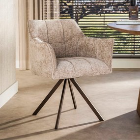 Draaibare Eetkamerstoel Zandkleur