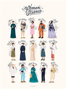 Ilustratie Women of Science, Nour Tohme