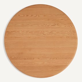 Rond eiken tafelblad, diameter 137 cm, ROUNDO