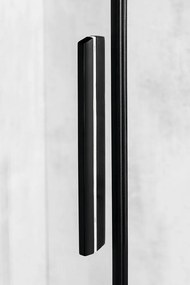 Polysan Altis douchedeur 147-151cm mat zwart