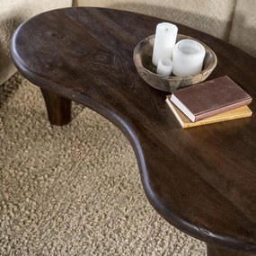 Eleonora Jodi Organische Salontafel Bruin - 130 X 75cm.