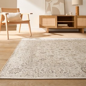 Vintage vloerkleed, bedrukt, used-effect, DIONA